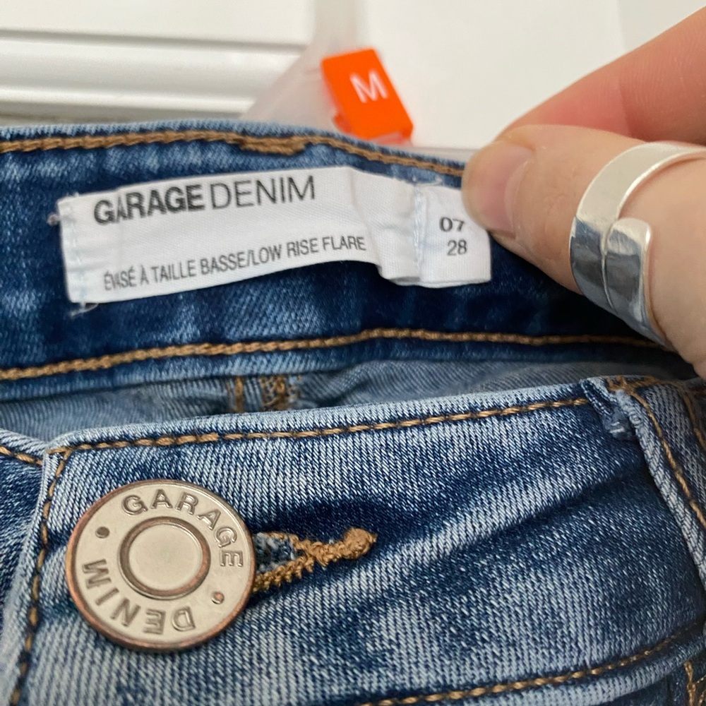 Low Rise Flare Jeans - Picture 3 of 6